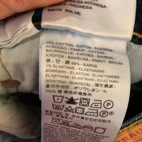 Levi’s 541 jeans. 34 waist Blue with White accents - Picture 5 of 8